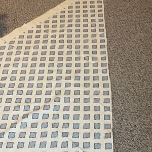 Upholstery, pillow . Seat cushion fabric remnant